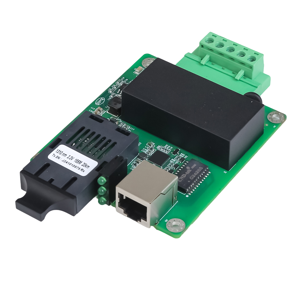 RES5202G本安型低功耗嵌入式工业级千兆1光1电光纤收发器